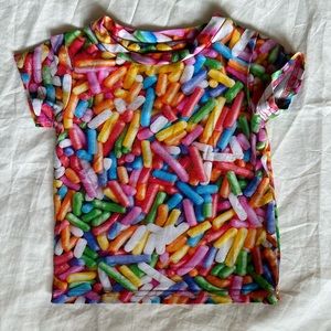 Romey Loves Lulu sprinkle tee 6-12 months